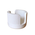 Diatomite Sponge Holder Sink Storage Rack - White, Small (8.5 x 6 cm)