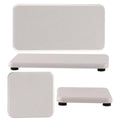 Diatomite Tray and Soap Dish Set - 4-Piece, White - view 2