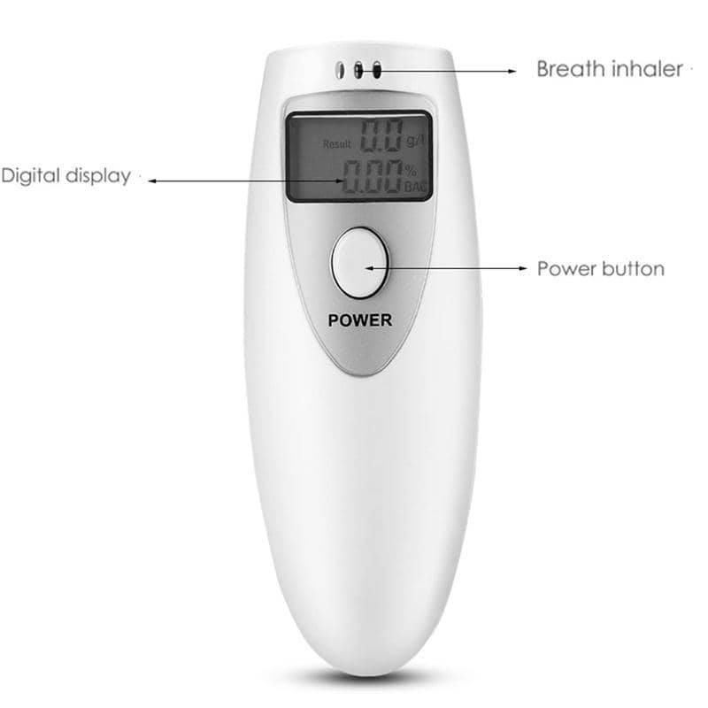 Digital Alcohol Tester with LCD Display and Wrist Strap - view 5