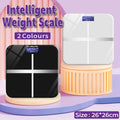 Digital Bathroom Scale with LCD Display, Tempered Glass - Black - view 2