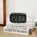 Digital Bedside Alarm Clock with LED Snooze and Temperature Display - White - view 5