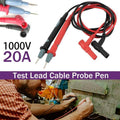 Digital Multimeter Test Leads with Fine Probes, 1000 V, 20 A