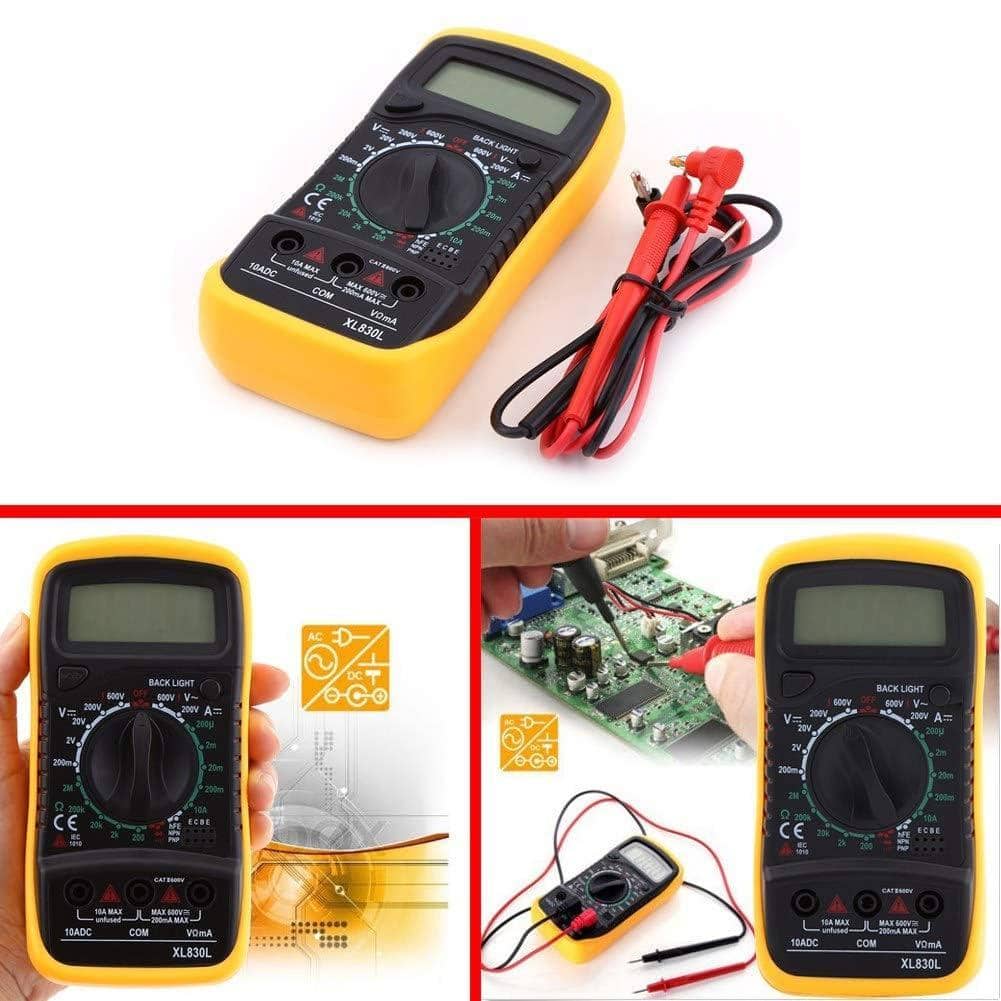 Digital Multimeter with Backlight and Test Leads - view 5