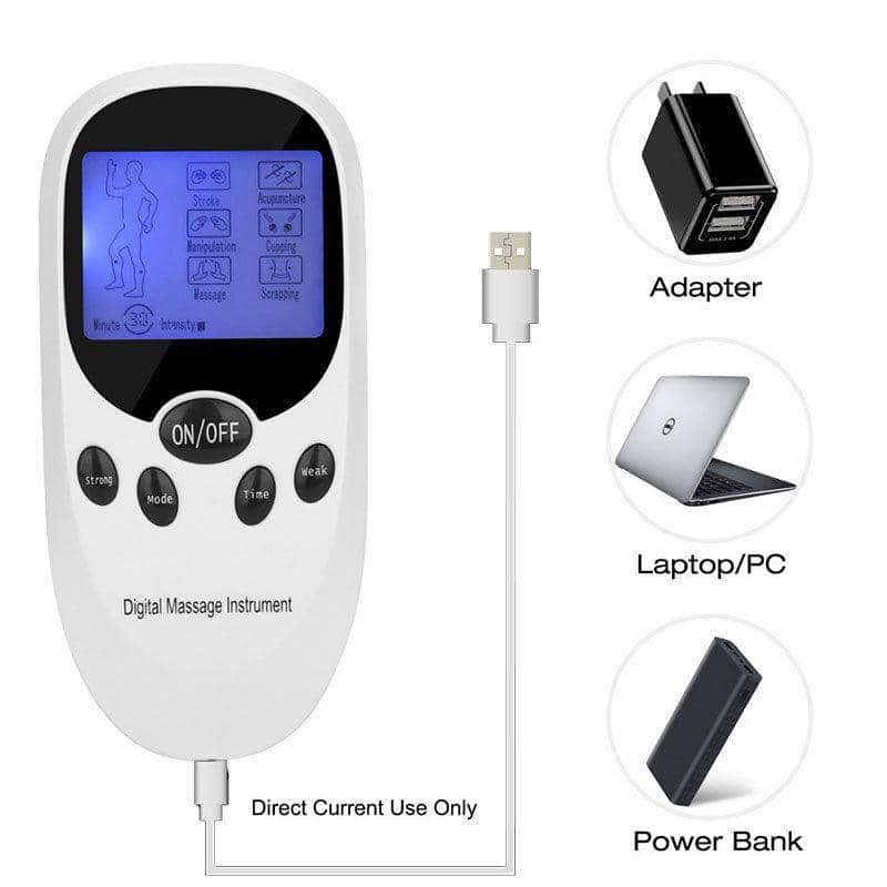 Digital Pulse Massager with 8 Electrode Pads and Dual Output - view 5