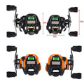 Digital Teardrop Fishing Reel - Orange, Right-Handed - view 4