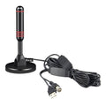 Digital TV Antenna with Built-In Amplifier, Black - view 2