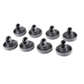 Dishwasher Drawer Rollers 40 mm Replacement Wheels, Pack of 8 - view 2