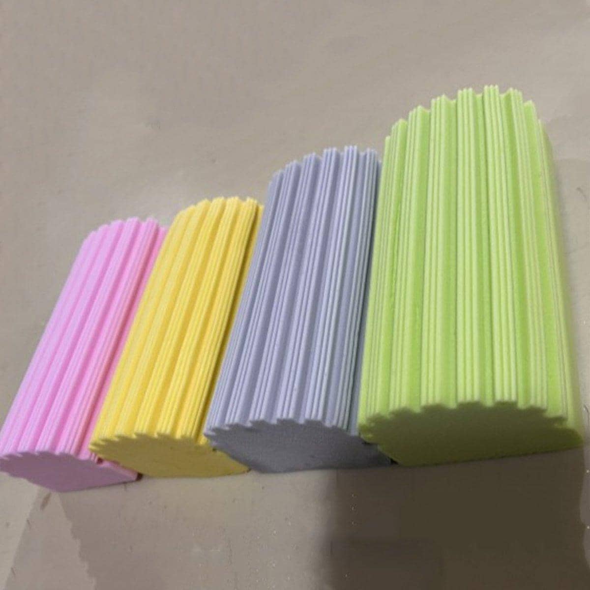 Dishwashing Sponge Scrubbers and Scouring Pads Set, Pack of 8 - view 4