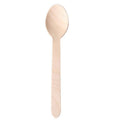Disposable Bamboo Wooden Cutlery Set - Pack of 100 Spoons