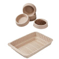 Disposable Biodegradable Cat Litter Boxes - Pack of 5, Natural Kraft - view 3