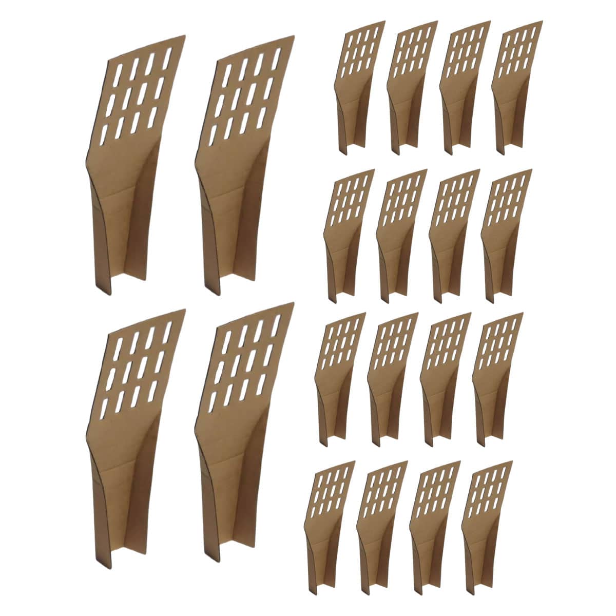 Disposable Biodegradable Cat Litter Scoops, Pack of 20 Cardboard Litter Shovel - view 2