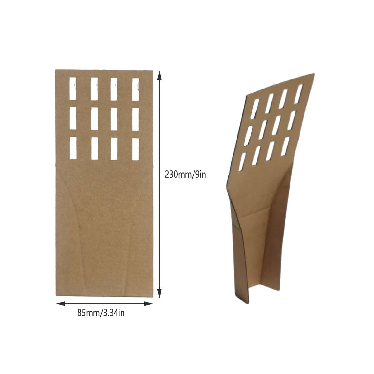 Disposable Biodegradable Cat Litter Scoops, Pack of 20 Cardboard Litter Shovel - view 3
