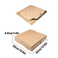 Disposable Cardboard Pizza Boxes 12.6 Inch (32cm), Pack of 50 - view 3