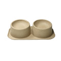 Disposable Cat and Dog Double Round Bowl Set, Raised Angled Feeder, Pack of 10 - view 2
