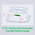 Disposable Cat and Dog Double Round Bowl Set, Raised Angled Feeder, Pack of 10 - view 4