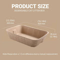 Disposable Cat Litter Pans - Pack of 5, Biodegradable Cardboard - view 3