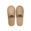 Disposable Closed Toe Hotel Guest Slippers, Pack of 50 Pairs - Khaki