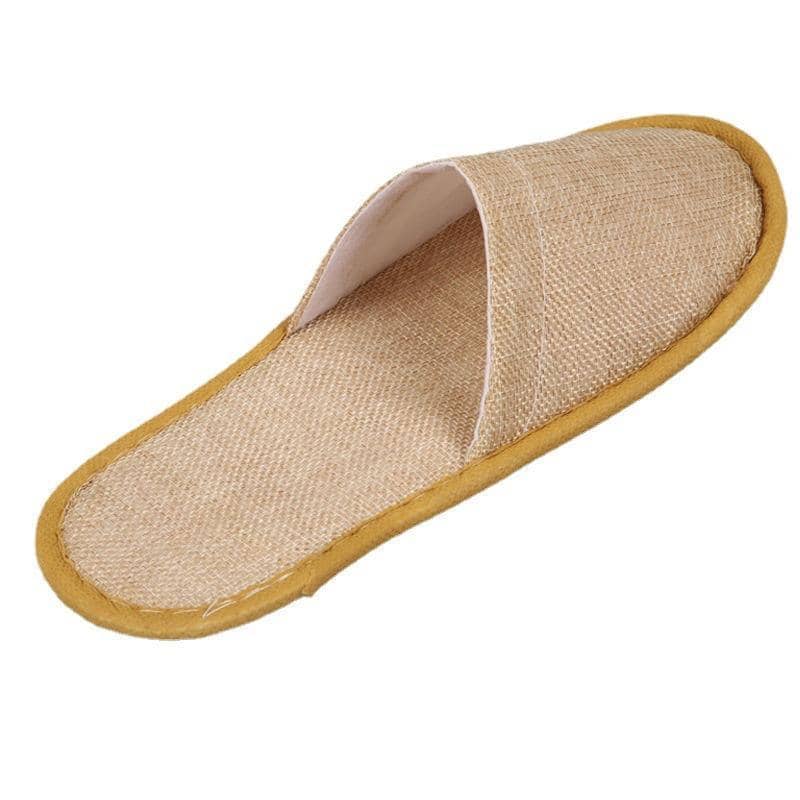Disposable Closed Toe Hotel Guest Slippers, Pack of 50 Pairs - White - view 3