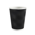 Disposable Coffee Cups Triple Wall with Lids - Small (8oz), Pack of 50 - view 3