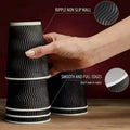 Disposable Coffee Cups Triple Wall with Lids - Small (8oz), Pack of 50 - view 5