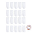 Disposable Dog Shoe Covers, Waterproof Non-Woven, Pack of 20 - Medium (7.5 x 16 cm)