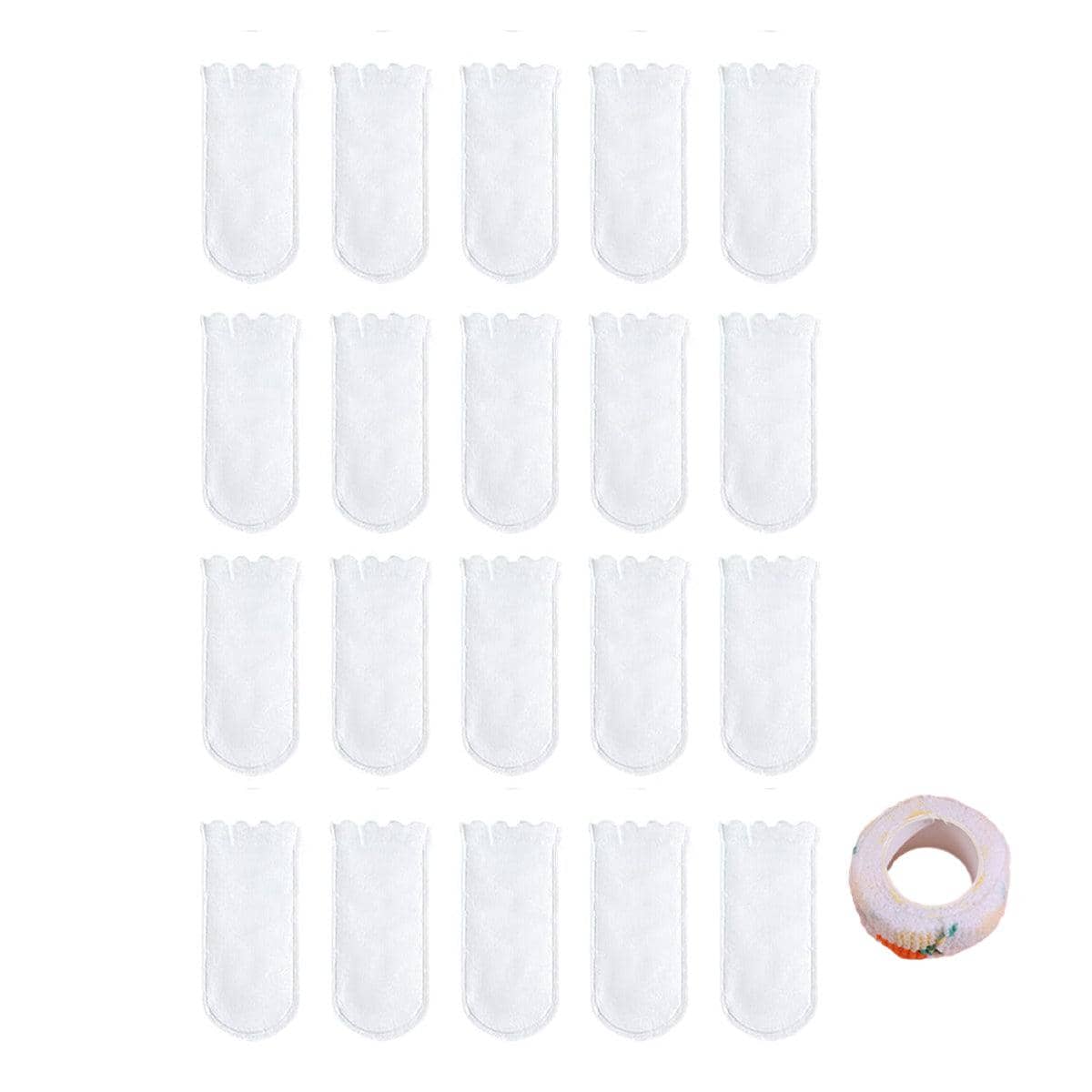 Disposable Dog Shoe Covers, Waterproof Non-Woven, Pack of 20 - Medium (7.5 x 16 cm)