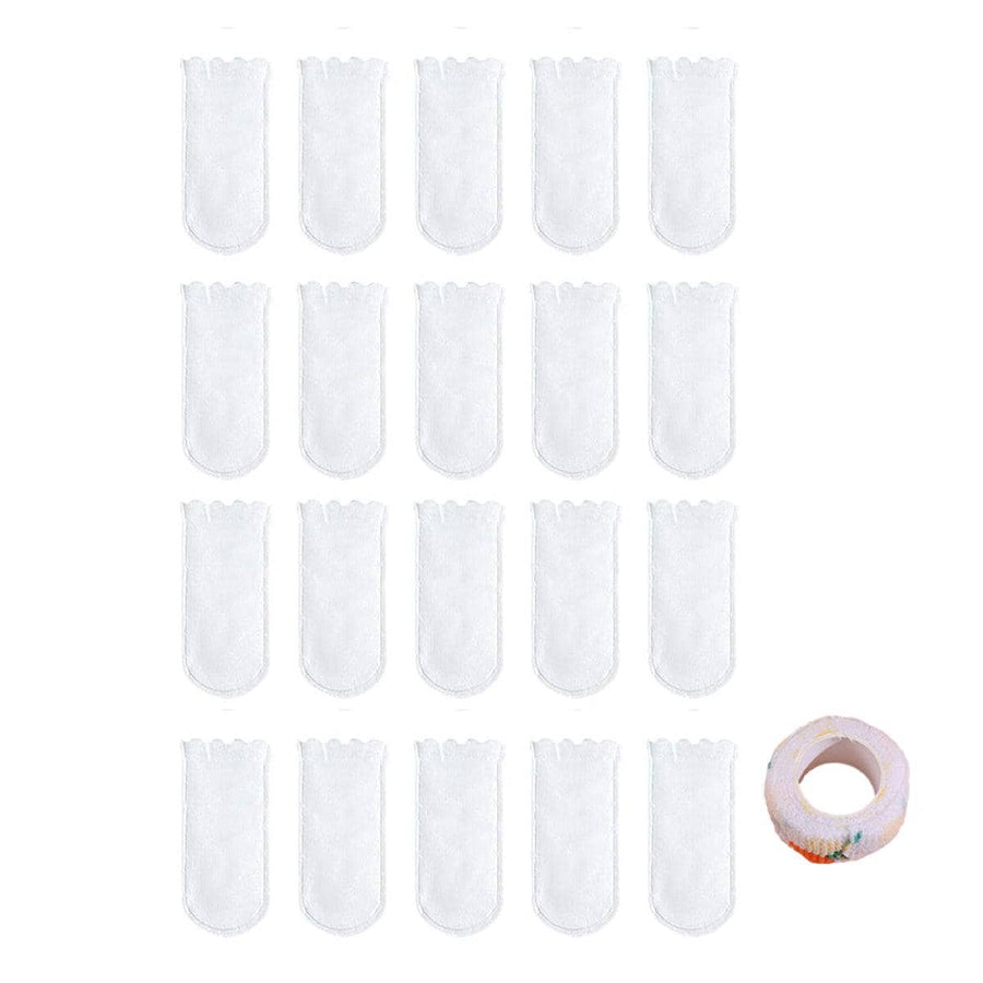 Disposable Dog Shoe Covers, Waterproof Non-Woven, Pack of 20 - Medium (7.5 x 16 cm)