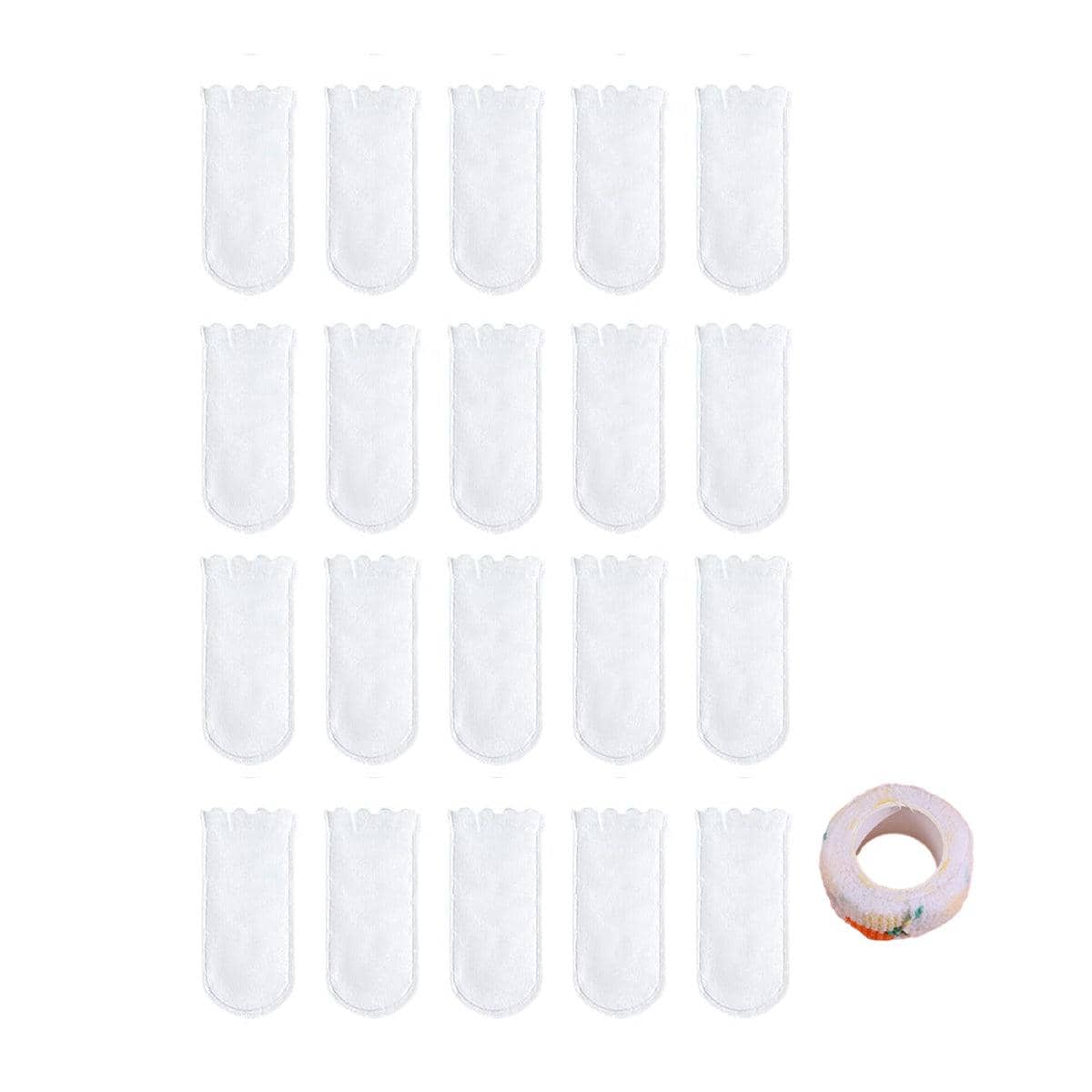 Disposable Dog Shoe Covers, Waterproof Non-Woven, Pack of 20 - Small (7 x 14 cm)