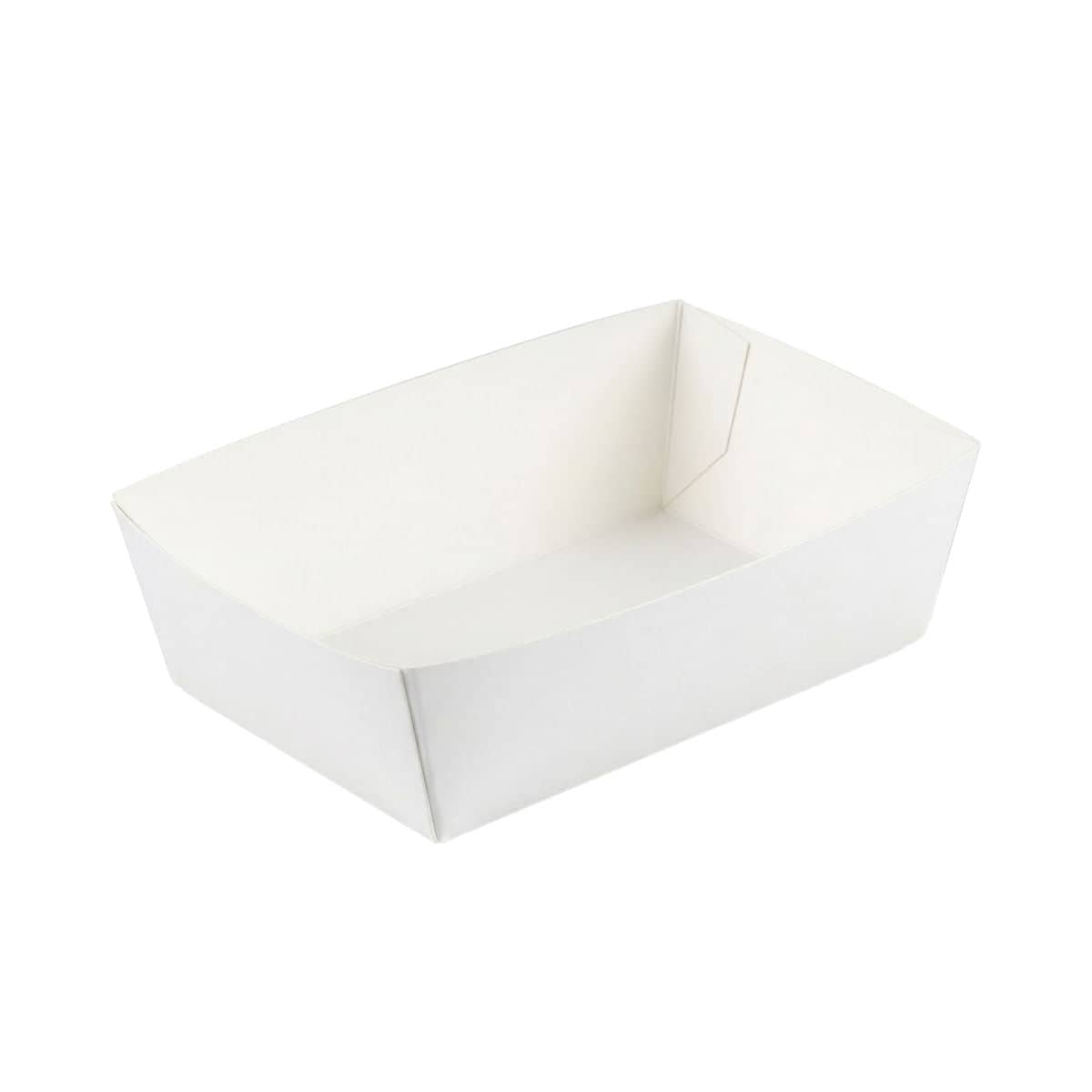 Disposable Food Trays, Grease Resistant Paper Boats for Snacks, Pack of 100 - view 2