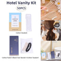 Disposable Hotel Vanity Kits 50 Pack Cotton Swabs for Travel - Without Headband - view 2