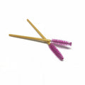 Disposable Mascara Wands Eyelash Lash Extension Brushes - Gold and Pink, Pack of 50