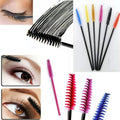 Disposable Mascara Wands Eyelash Lash Extension Brushes - Purple and Clear, Pack of 50 - view 4
