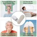 Disposable Non-Slip Hotel Slippers 20 Pairs, Brushed Plush Soft Sole - view 4