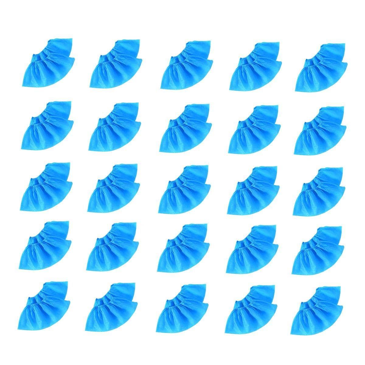 Disposable Non-Woven Anti-Slip Shoe Covers - Pack of 25 Pairs