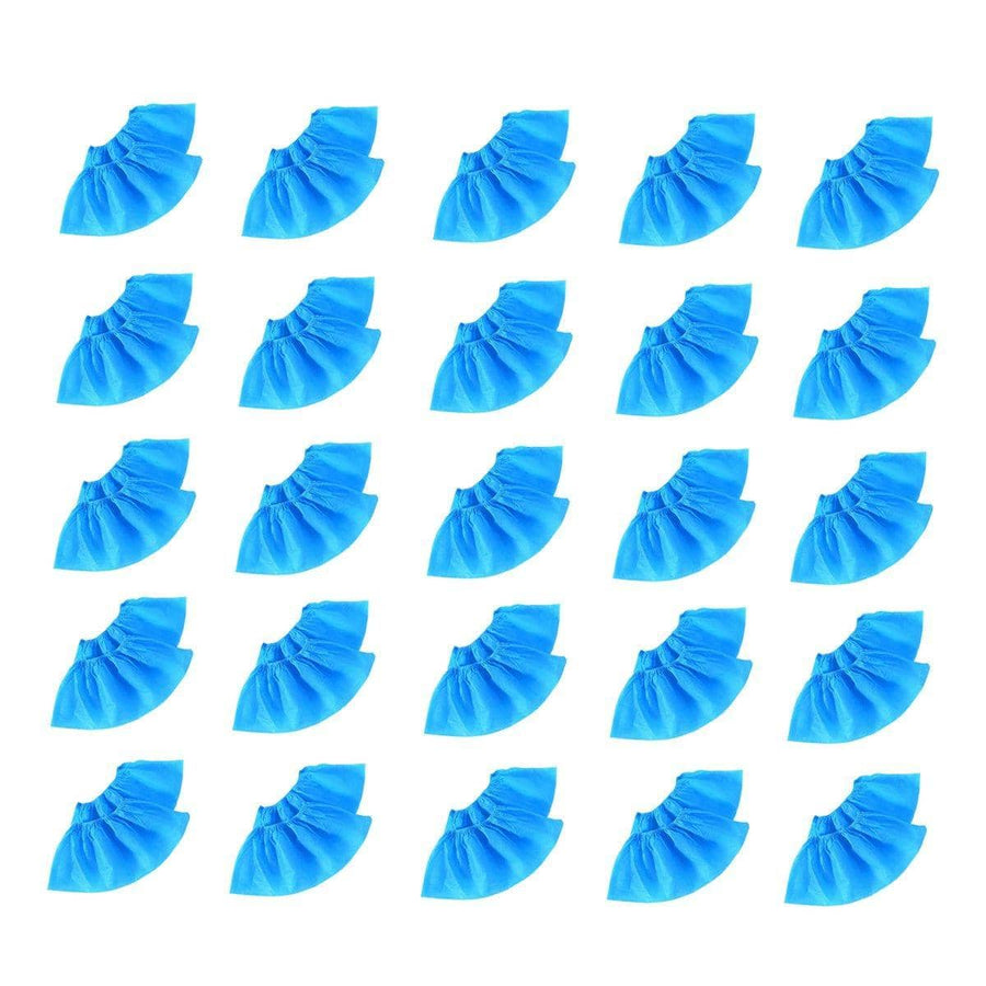 Disposable Non-Woven Anti-Slip Shoe Covers - Pack of 25 Pairs