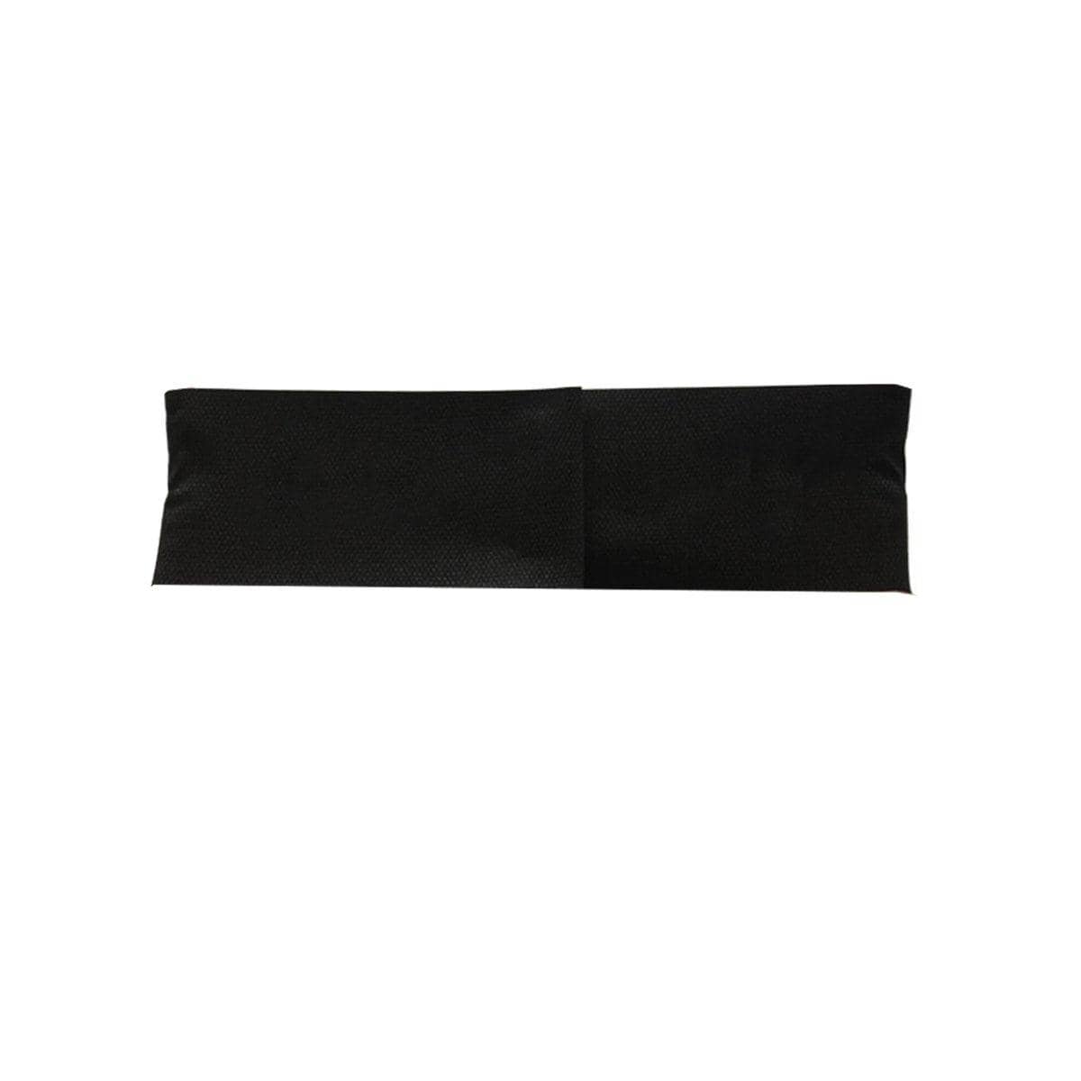Disposable Non-Woven Hair Ties for Beauty Salons - Black, Pack of 50