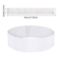 Disposable Non-Woven Hair Ties for Beauty Salons - White, Pack of 50 - view 4