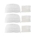 Disposable Non-Woven Salon Hair Band, White Elastic Edge, Pack of 100 - view 2