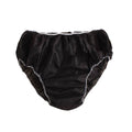 Disposable Nonwoven Travel Briefs for Women, Pack of 100 - Black