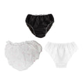 Disposable Nonwoven Travel Briefs for Women, Pack of 100 - Black - view 2