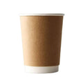 Disposable Paper Coffee Cups - 12 oz, Pack of 50