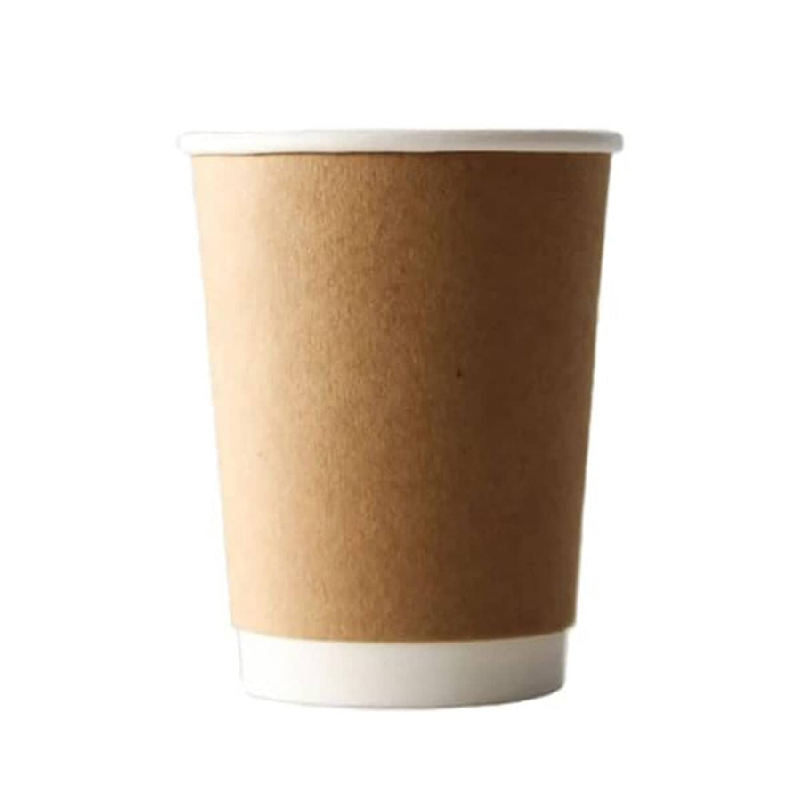 Disposable Paper Coffee Cups - 12 oz, Pack of 50