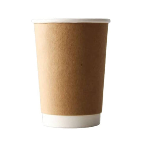 Disposable Paper Coffee Cups - 16 oz, Pack of 50