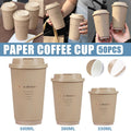 Disposable Paper Coffee Cups with Lids, Pack of 50 - 330 ml - view 2