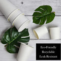 Disposable Paper Coffee Cups Single Wall - Large (16oz), Pack of 100 - view 5