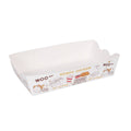 Disposable Paper Food Trays for Hot Dogs and Party Snacks, Pack of 100 - Large (17 x 9.5 x 4.3 cm)