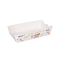 Disposable Paper Food Trays for Hot Dogs and Party Snacks, Pack of 100 - Medium (14.3 x 8.5 x 4 cm)