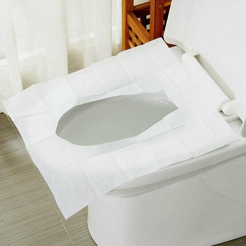 Disposable Paper Toilet Seat Covers - Pack of 50 - view 4