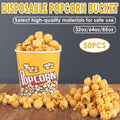 Disposable Popcorn Bucket Paper Cup, Pack of 50 - 32 oz - view 2