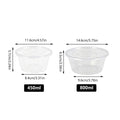 Disposable Round Takeout Containers with Lids Food Grade PP - 450ml, Pack of 50 - view 4